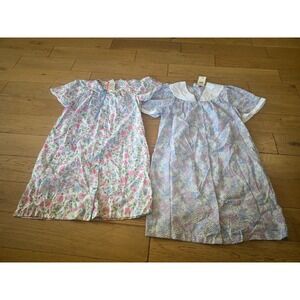 Simply Basic Girl's Floral Nightgown Pajama Lounger Dress Large L‎ NWT